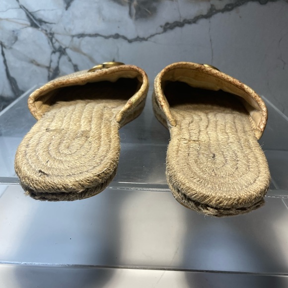 GUCCI double cloth mules sz 35 made in spain - Picture 12 of 16